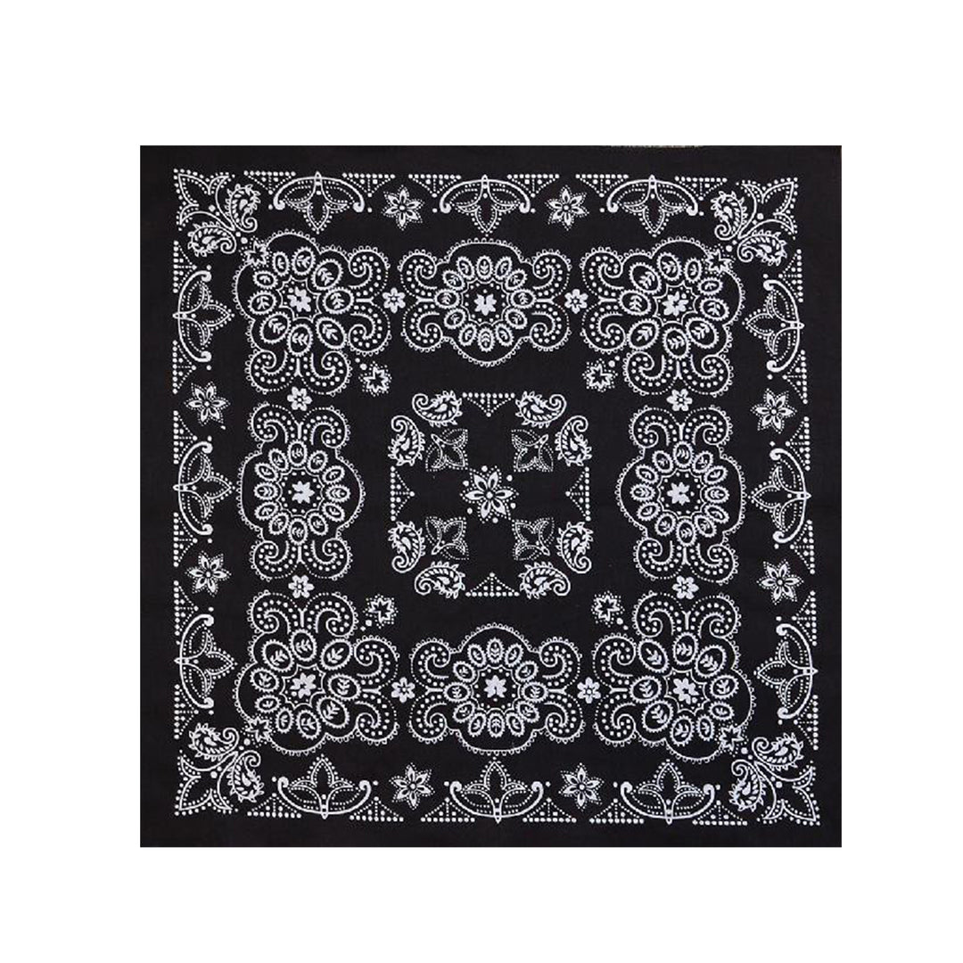 Oversize Black Bandana