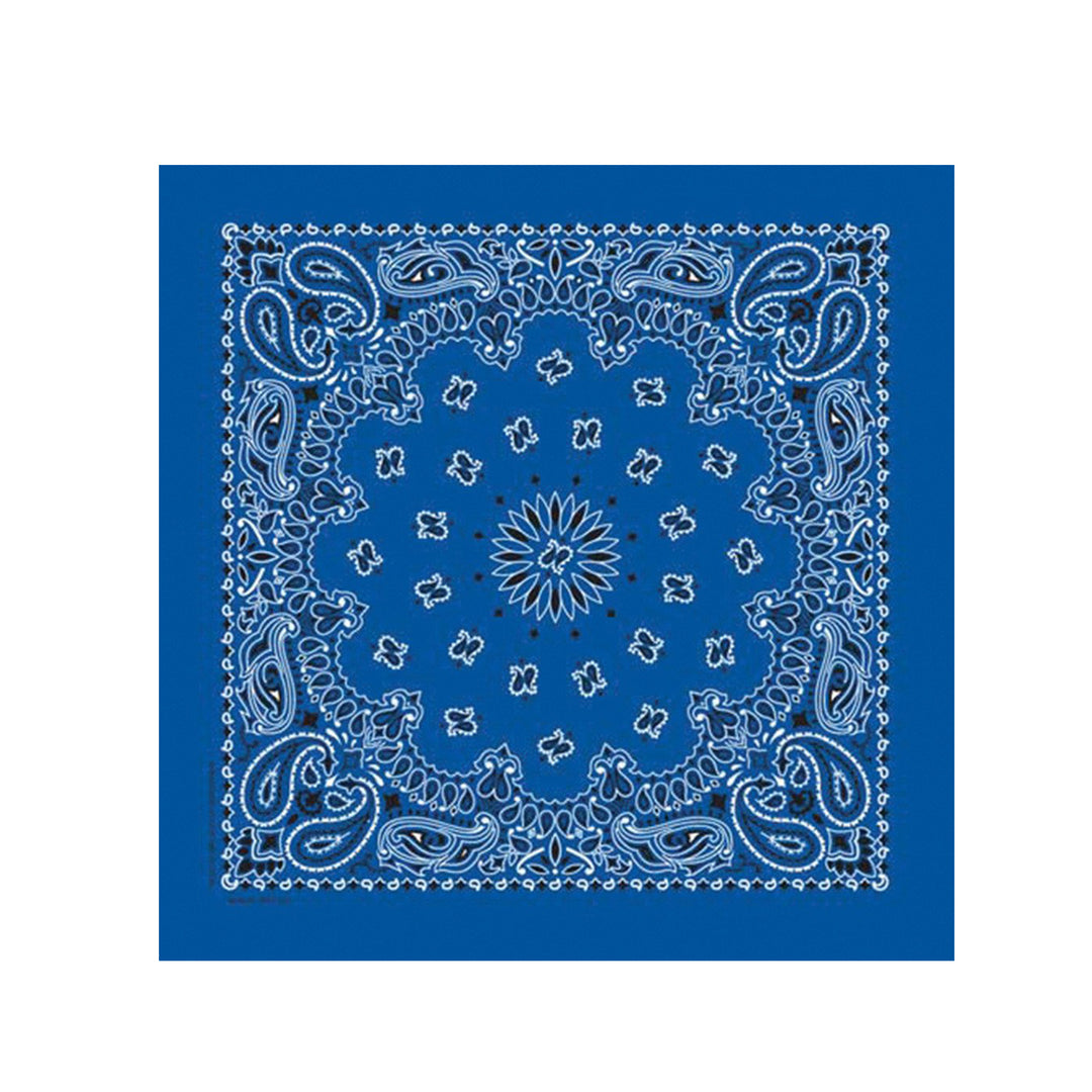 Royal Blue Paisley Bandana