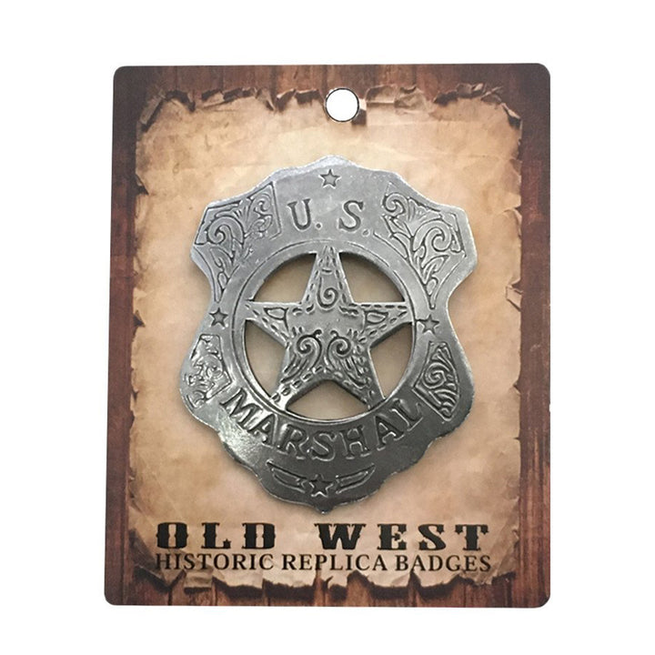 U.S. Marshal Shield &amp; Star Historic Replica Badge