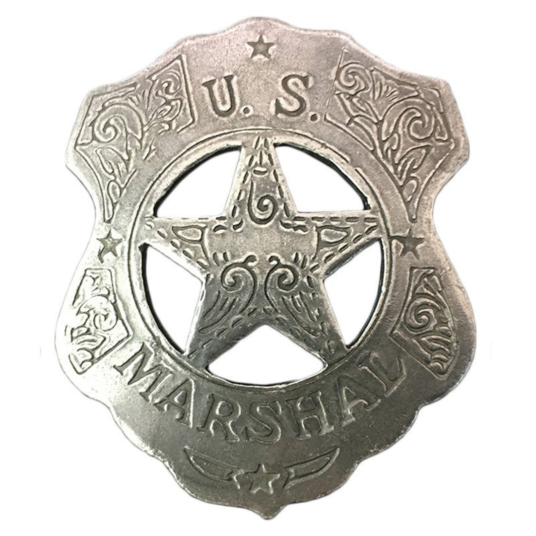 U.S. Marshal Shield &amp; Star Historic Replica Badge