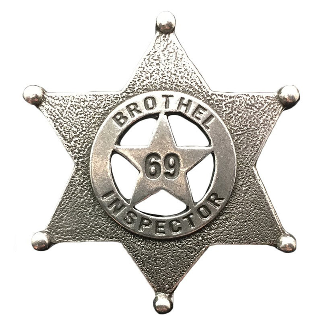 Brothel Inspector Historic Replica Badge