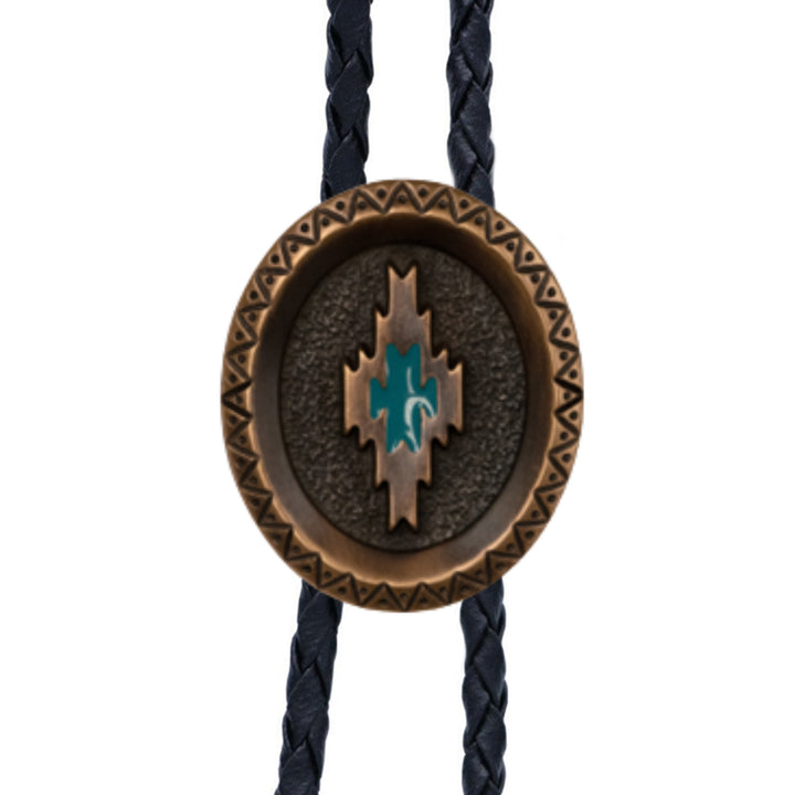 Aztec Vintage Copper Bolo Tie