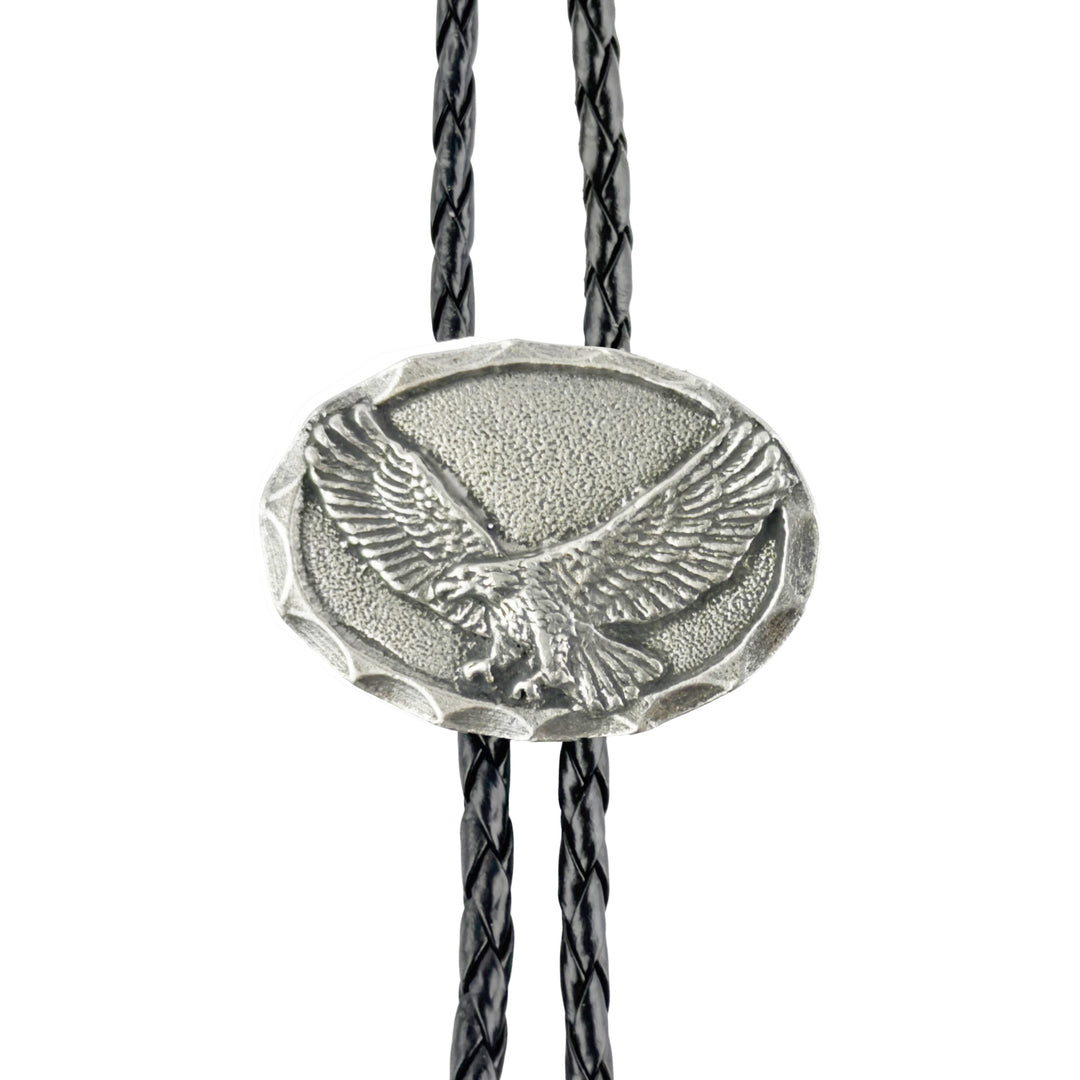Eagle Western Bolo Tie - Cast Pewter