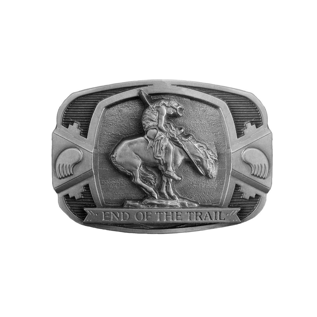 End of the Trail Belt Buckle