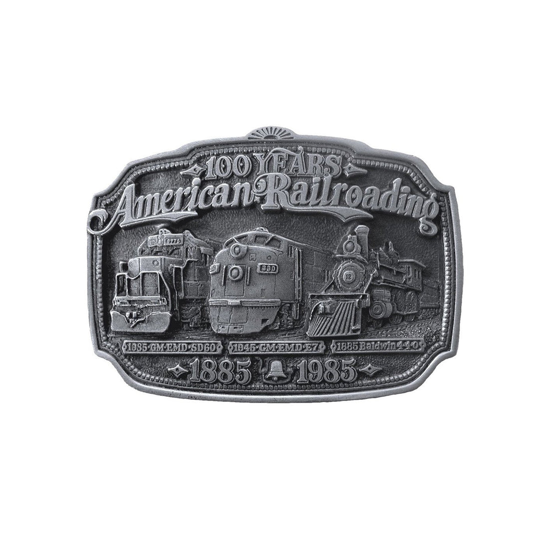 100 Years American Railroading Belt Buckle