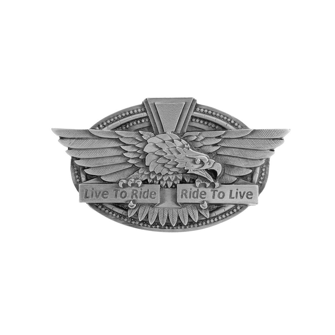 Live to Ride Fierce Eagle Belt Buckle
