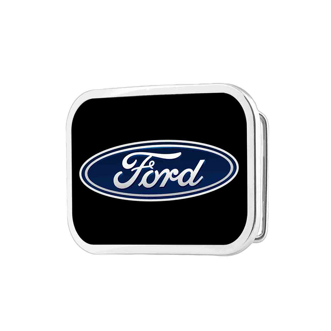 Ford Oval Logo Belt Buckle - Black