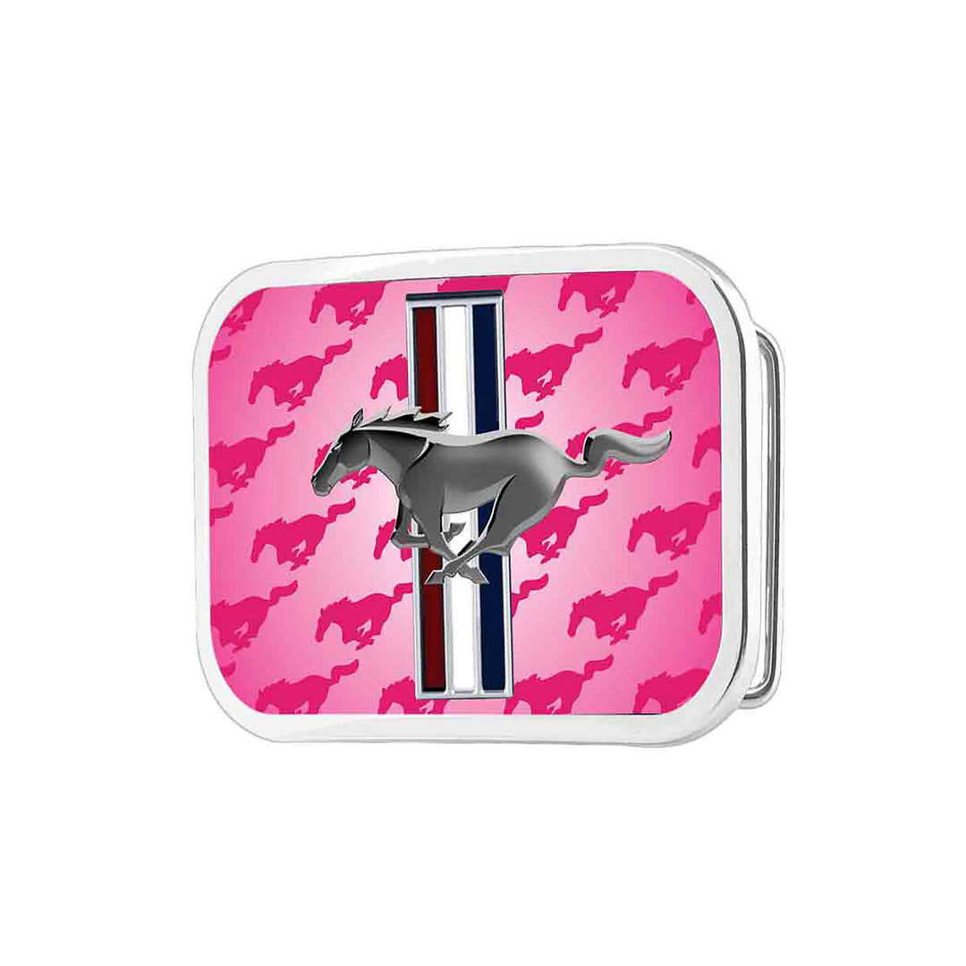 Ford Mustang Belt Buckle - Pink