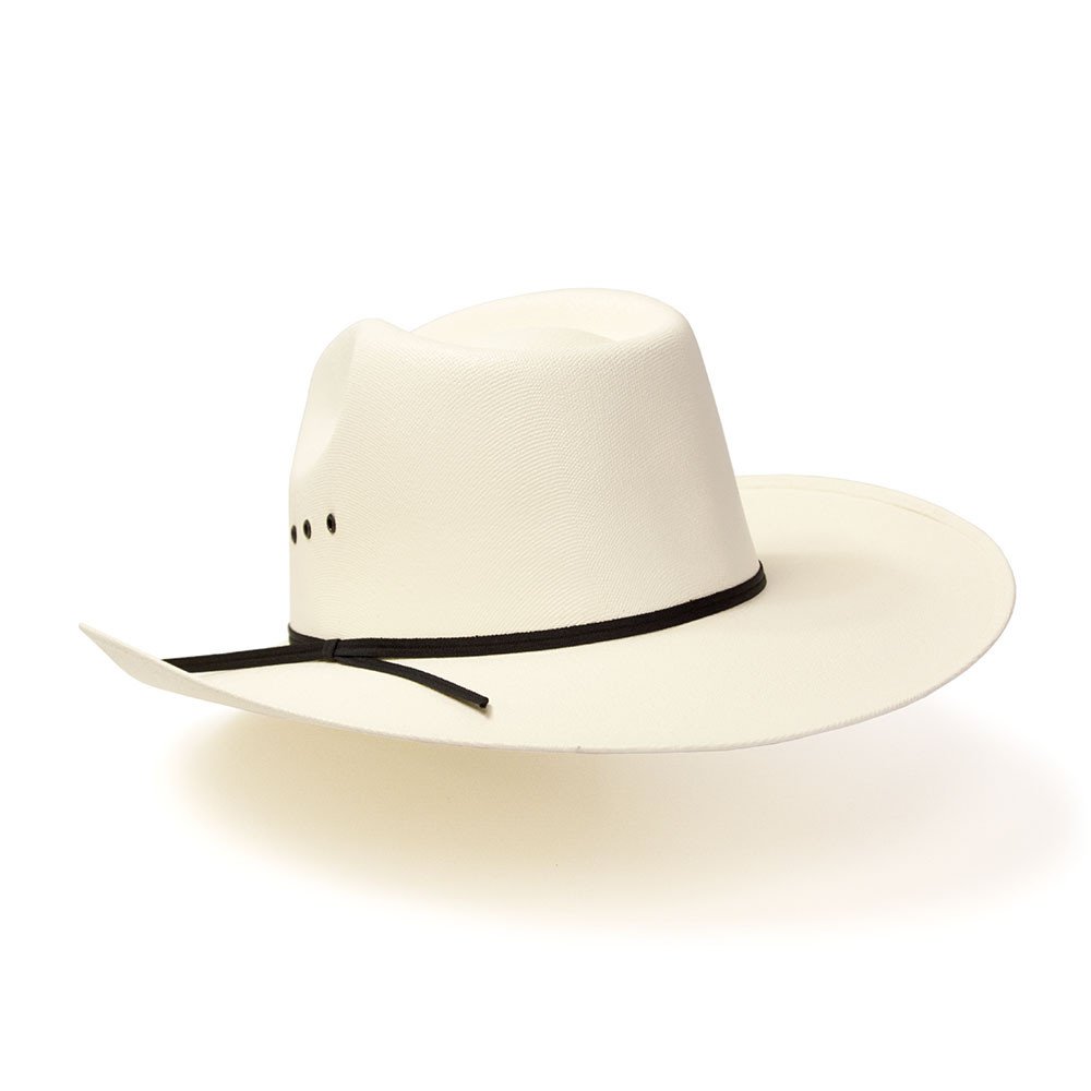 Natural Straw Western Pinch Front Hat