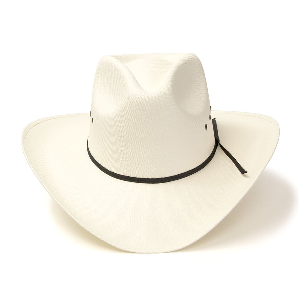 Natural Straw Western Pinch Front Hat