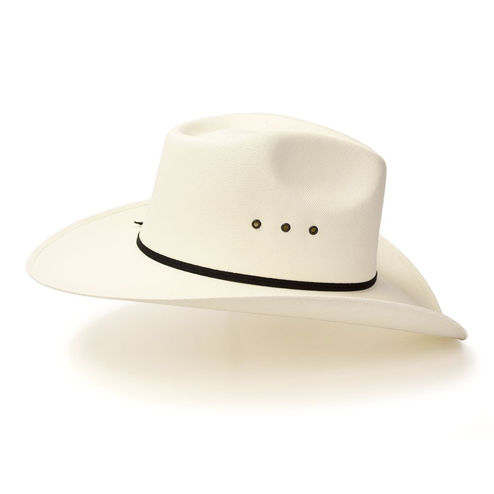 Natural Straw Western Pinch Front Hat