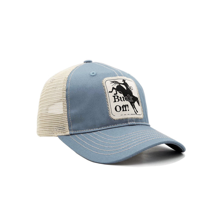 Blue "Buck Off" Trucker Cap