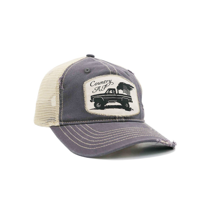 Asphalt "Country AF" Trucker Cap