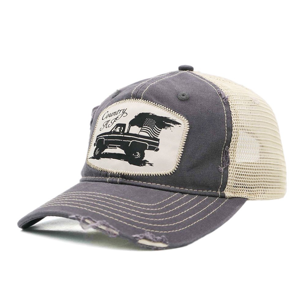 Asphalt "Country AF" Trucker Cap