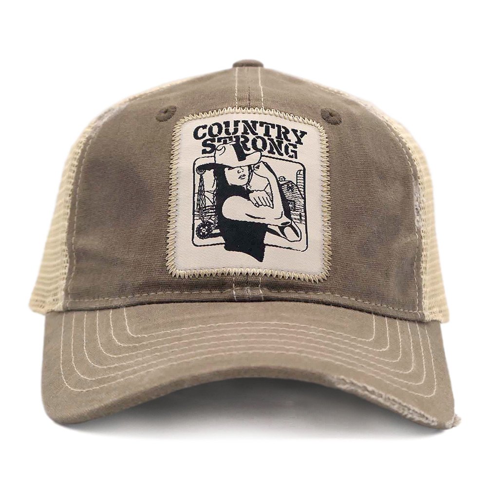 Coffee "Country Strong" Trucker Cap
