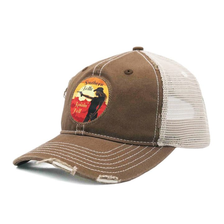 Coffee "Southern Belle Raisin Hell" Trucker Cap