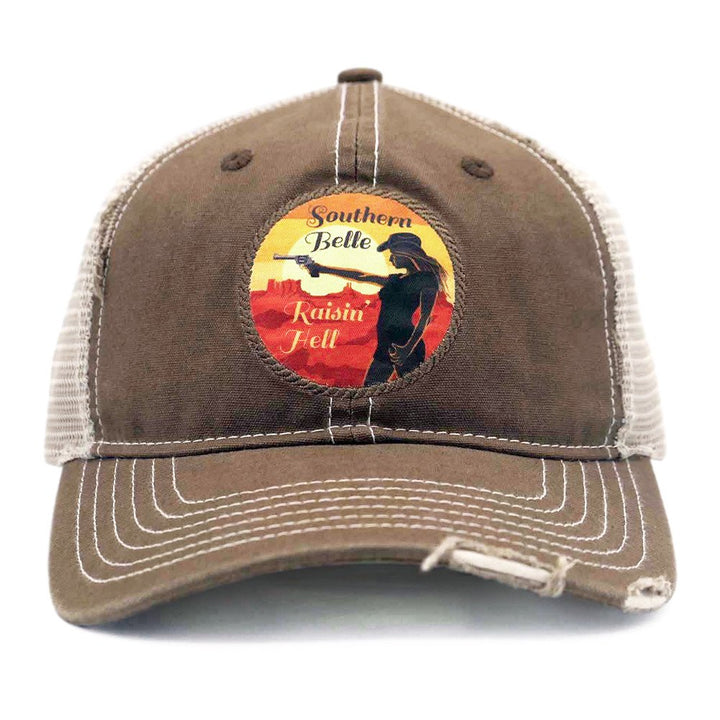 Coffee "Southern Belle Raisin Hell" Trucker Cap