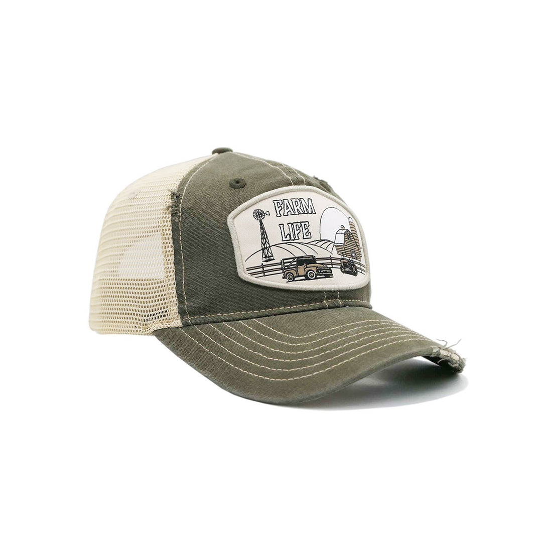 Green "Farm Life" Trucker Cap