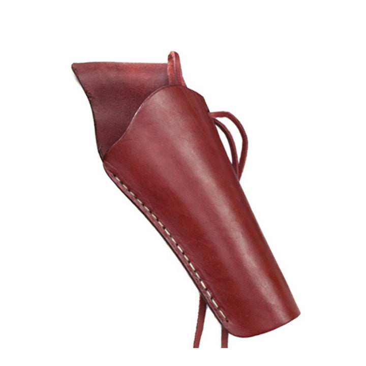 Wine Smooth Leather Cross Draw Holster - Left Handed