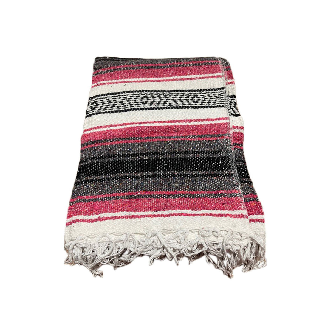 Classic Falsa Blanket in Fuchsia Pink