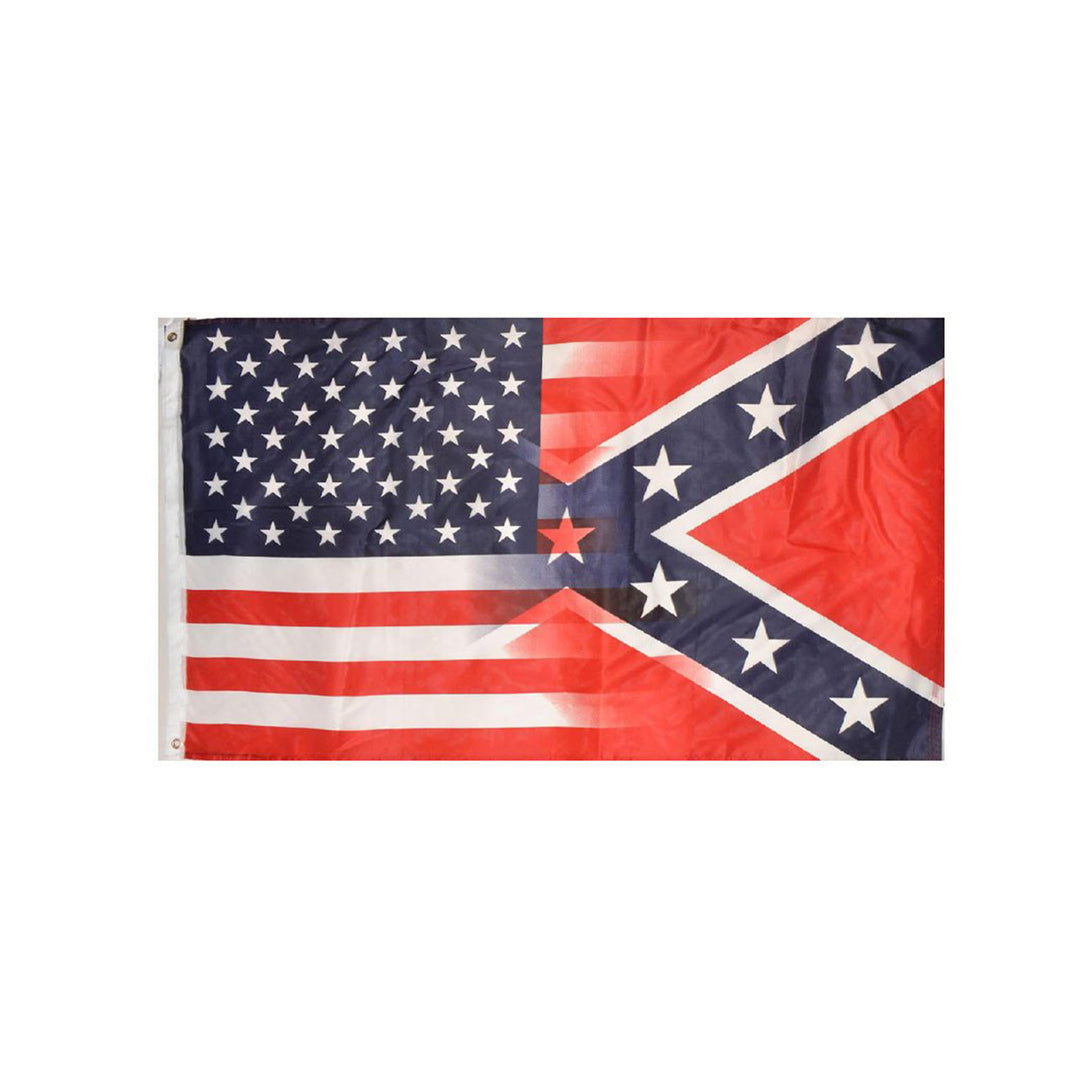 3 ft x 5 ft American &amp; Rebel Combo Flag