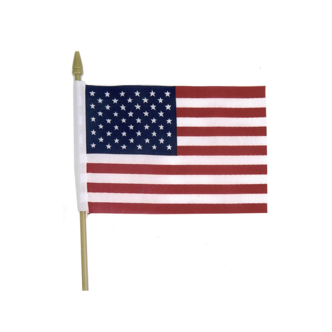 4 in x 6 in American Stick Flag