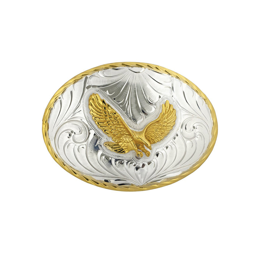 Eagle German Silver Belt Buckle