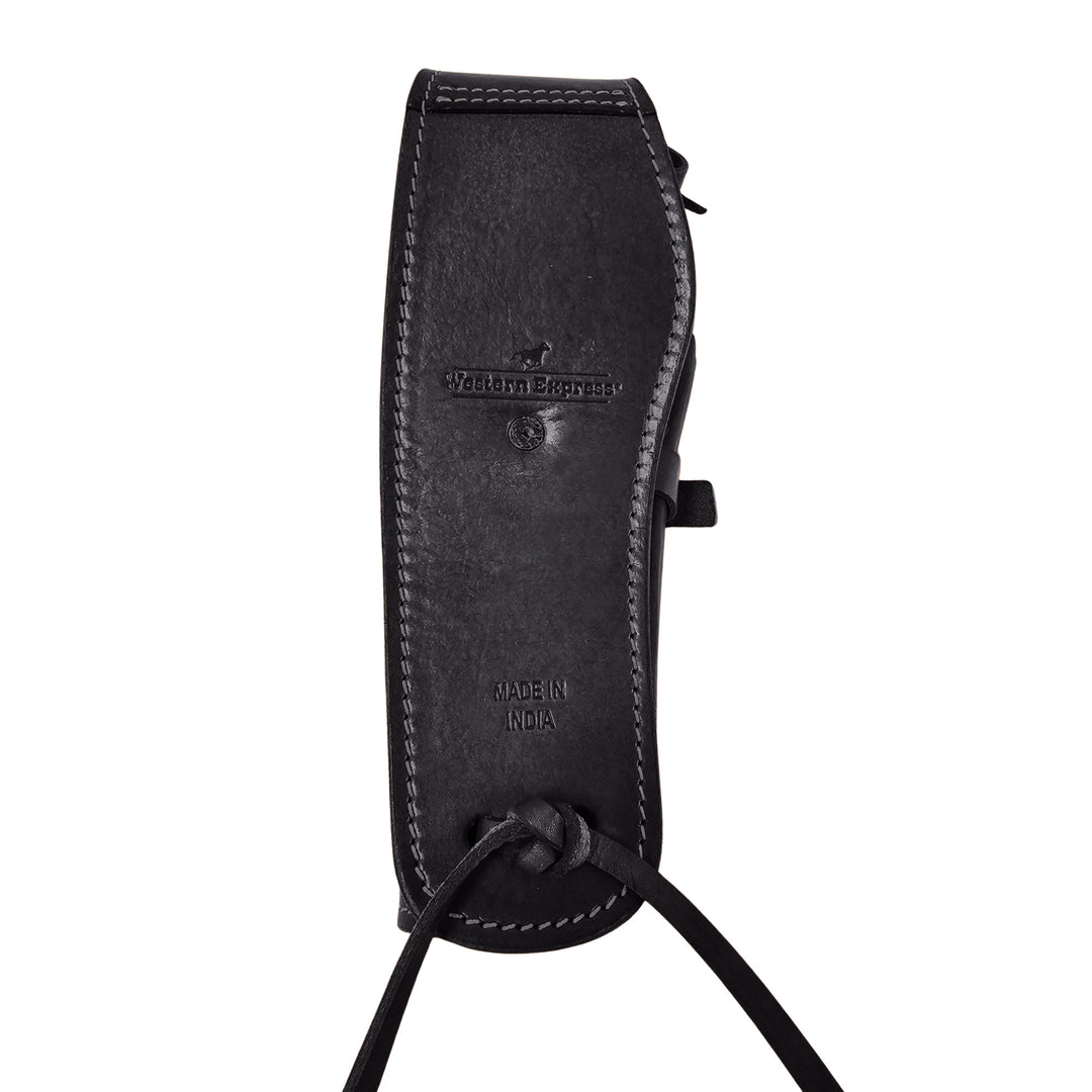 Black .45 Caliber Smooth Leather Holster