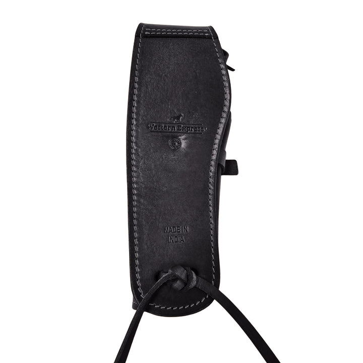 Black .45 Caliber Smooth Leather Holster