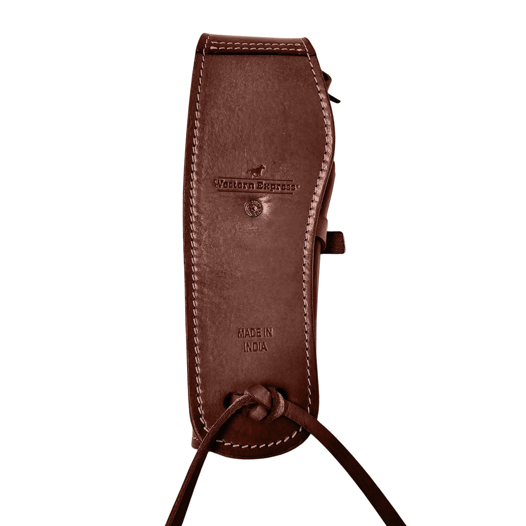 Chocolate .38 Caliber Smooth Leather Holster