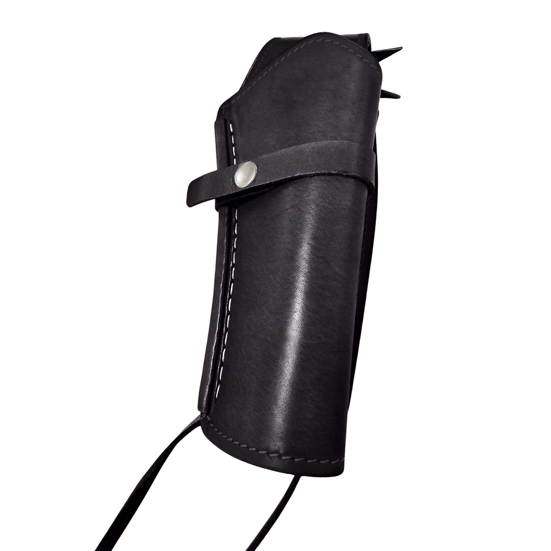 Black .45 Caliber Smooth Leather Holster