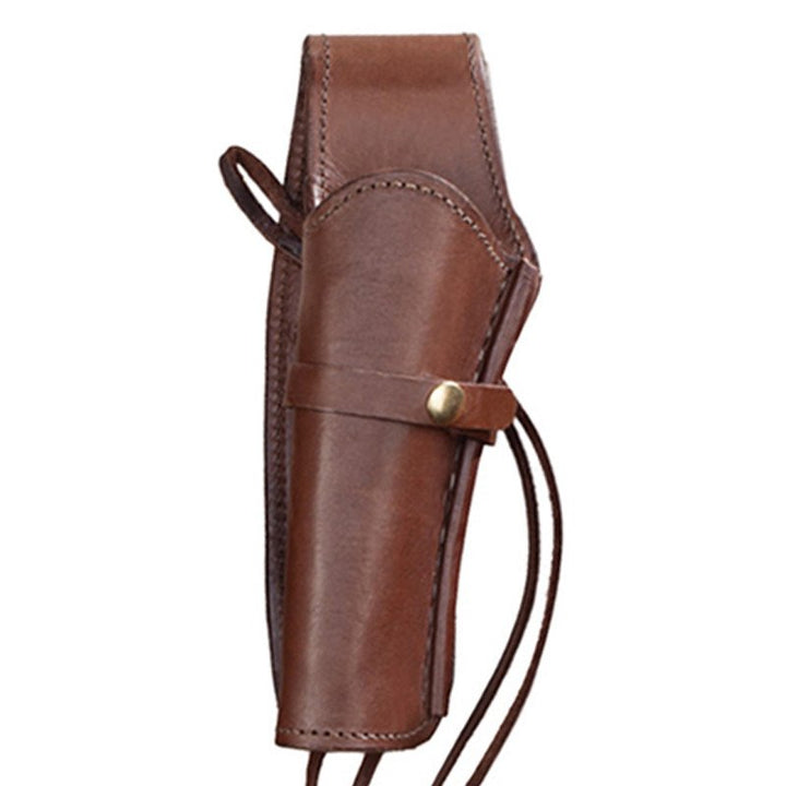 Chocolate .38 Caliber Smooth Leather Holster