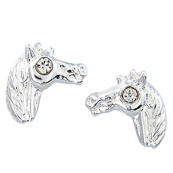 Horse Head Earrings in Cowboy Hat Gift Box