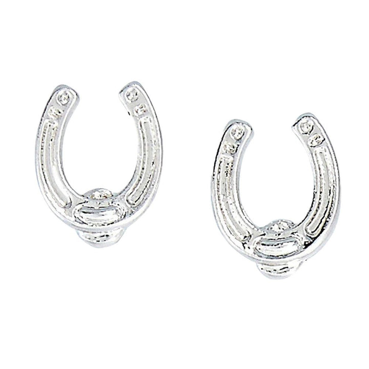 Horseshoe Earrings in Cowboy Hat Gift Box