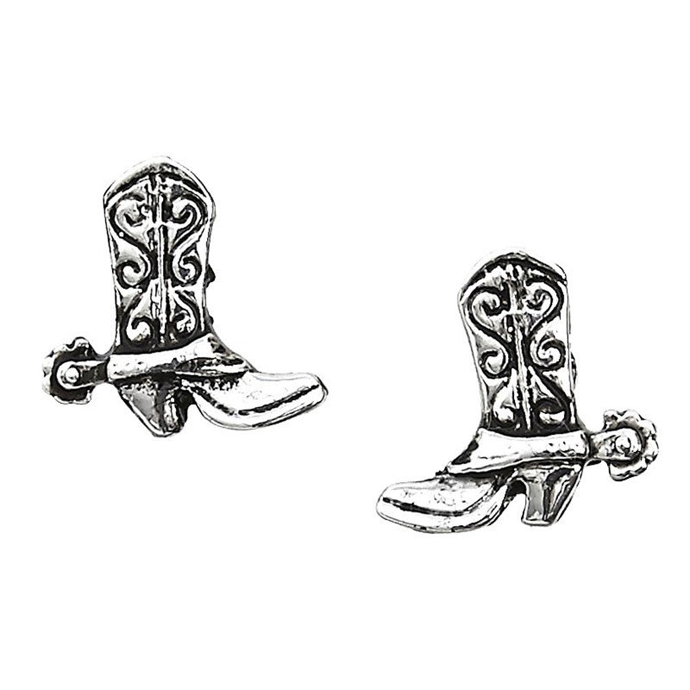 Cowboy Boot Earrings in Cowboy Hat Gift Box