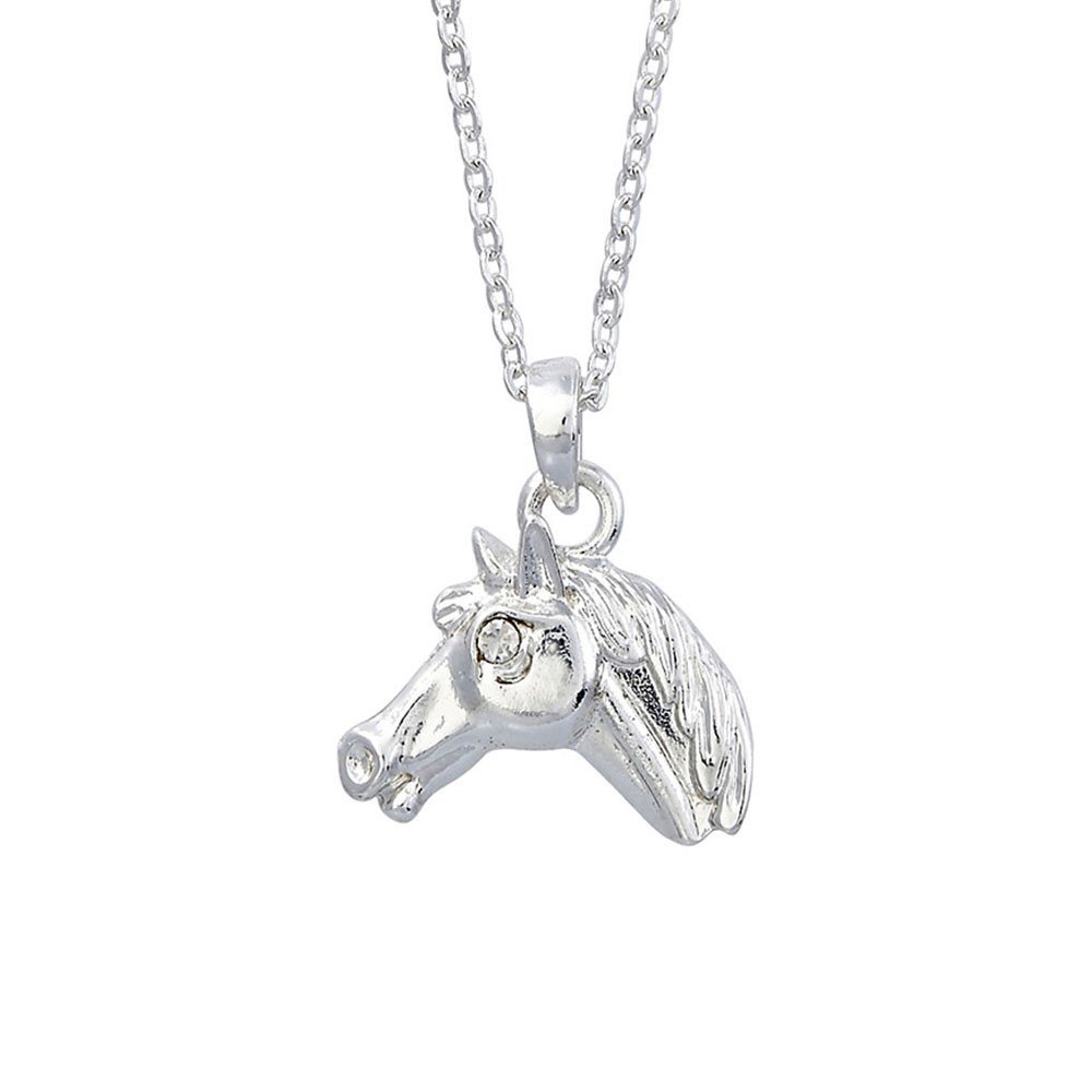 Horse Head Necklace in Cowboy Hat Gift Box