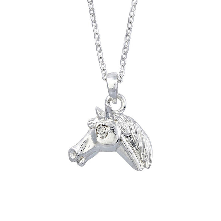 Horse Head Necklace in Cowboy Hat Gift Box