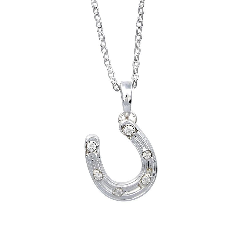 Horseshoe Necklace in Cowboy Hat Gift Box
