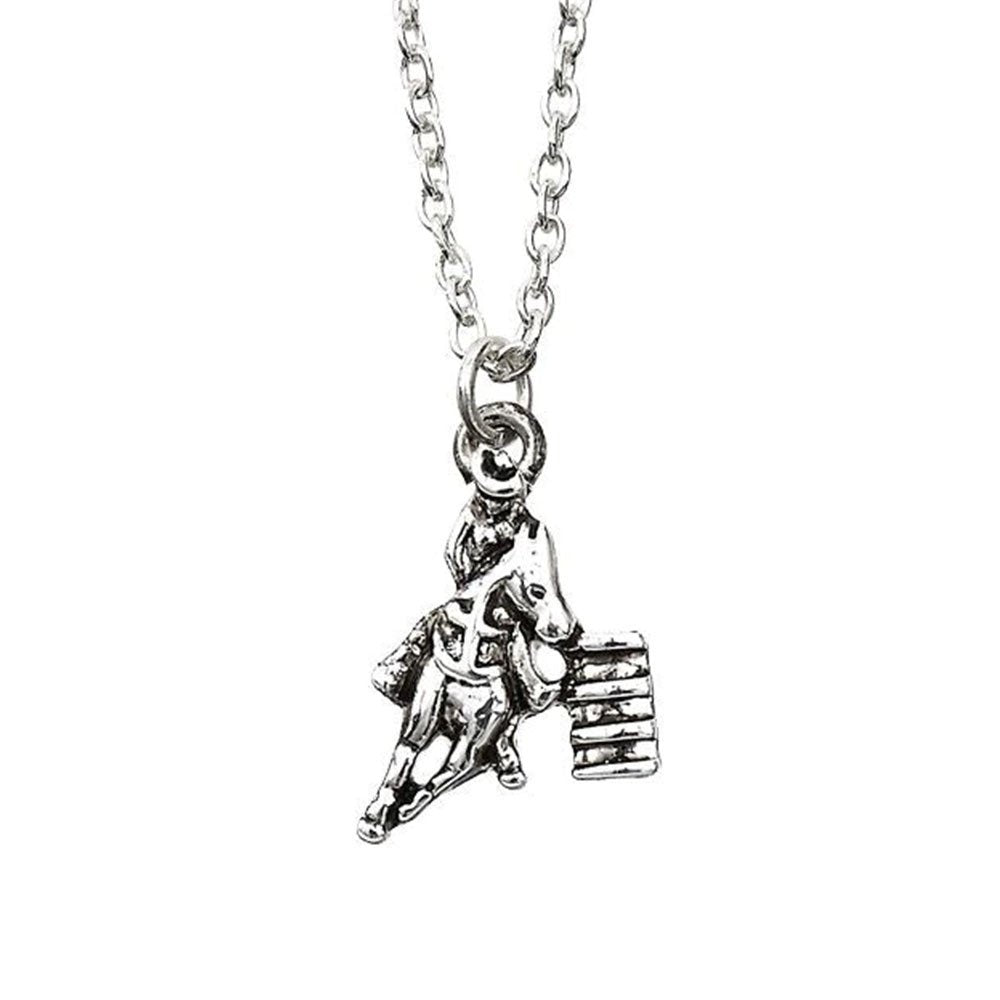 Barrel Racer Necklace in Cowboy Hat Gift Box