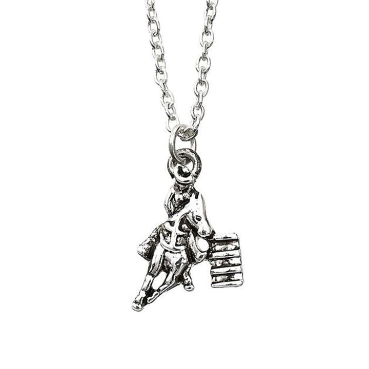 Barrel Racer Necklace in Cowboy Hat Gift Box