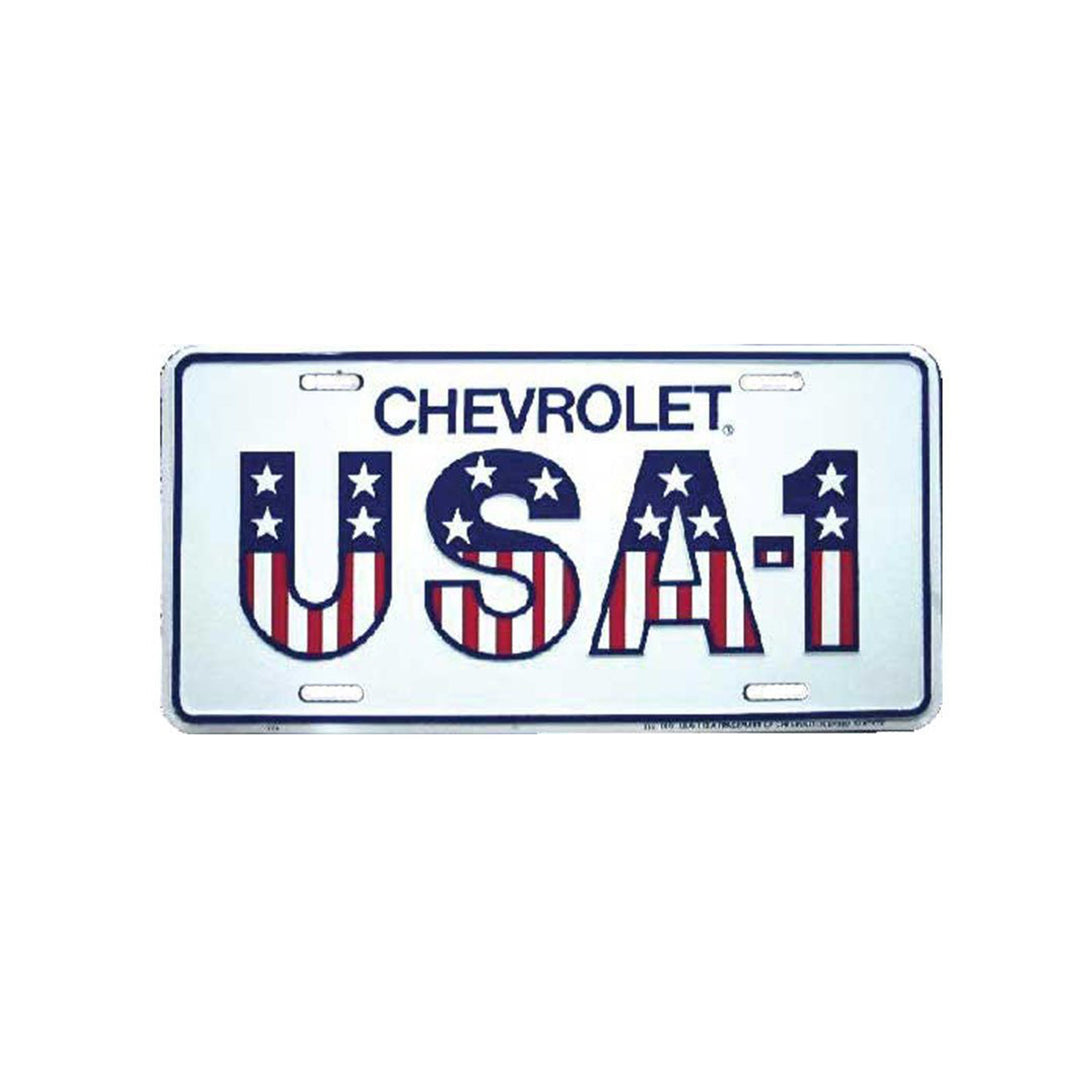 Chevrolet USA-1 License Plate