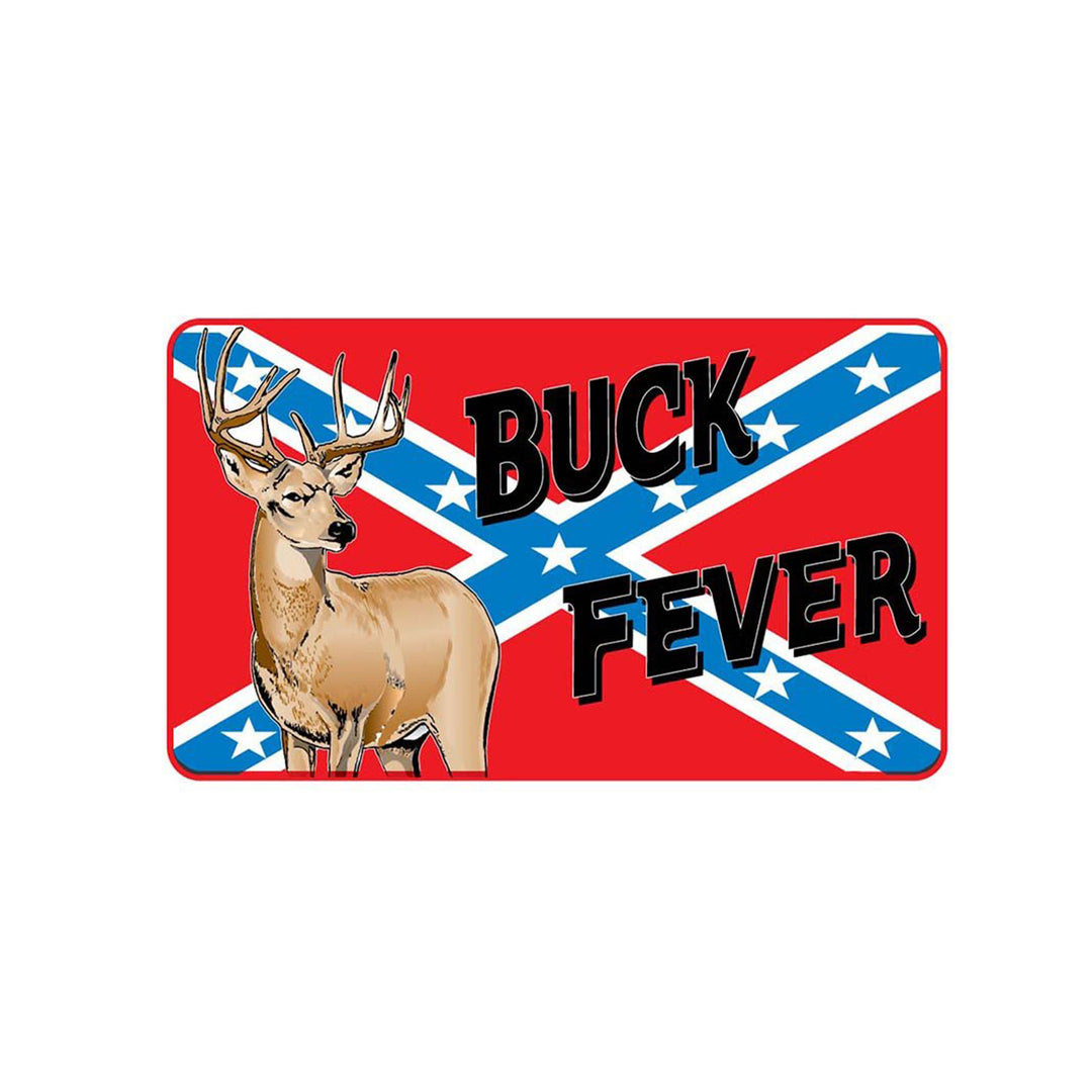 Buck Fever &amp; Rebel Flag Magnet