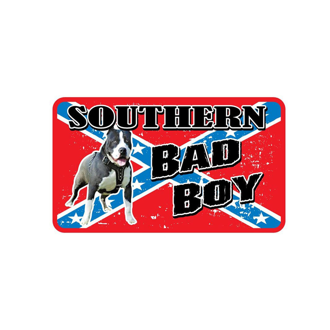 Southern Bad Boy on Rebel Flag Magnet