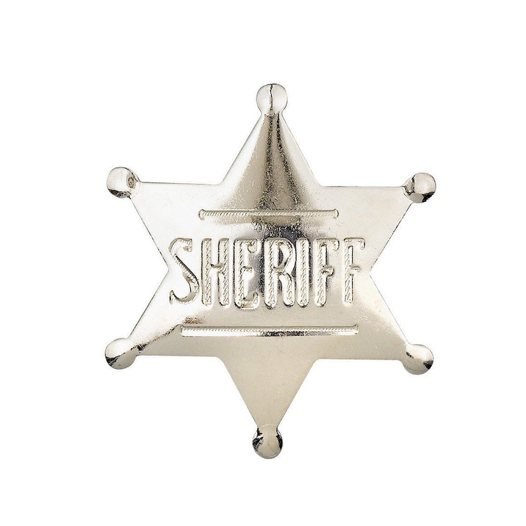Silver Sheriff Badge