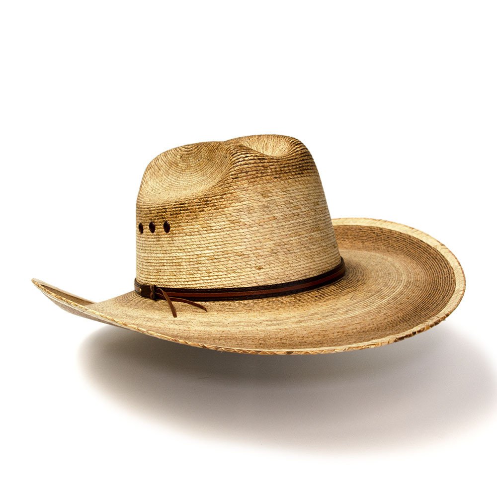 Palm Straw Western Cattleman Hat