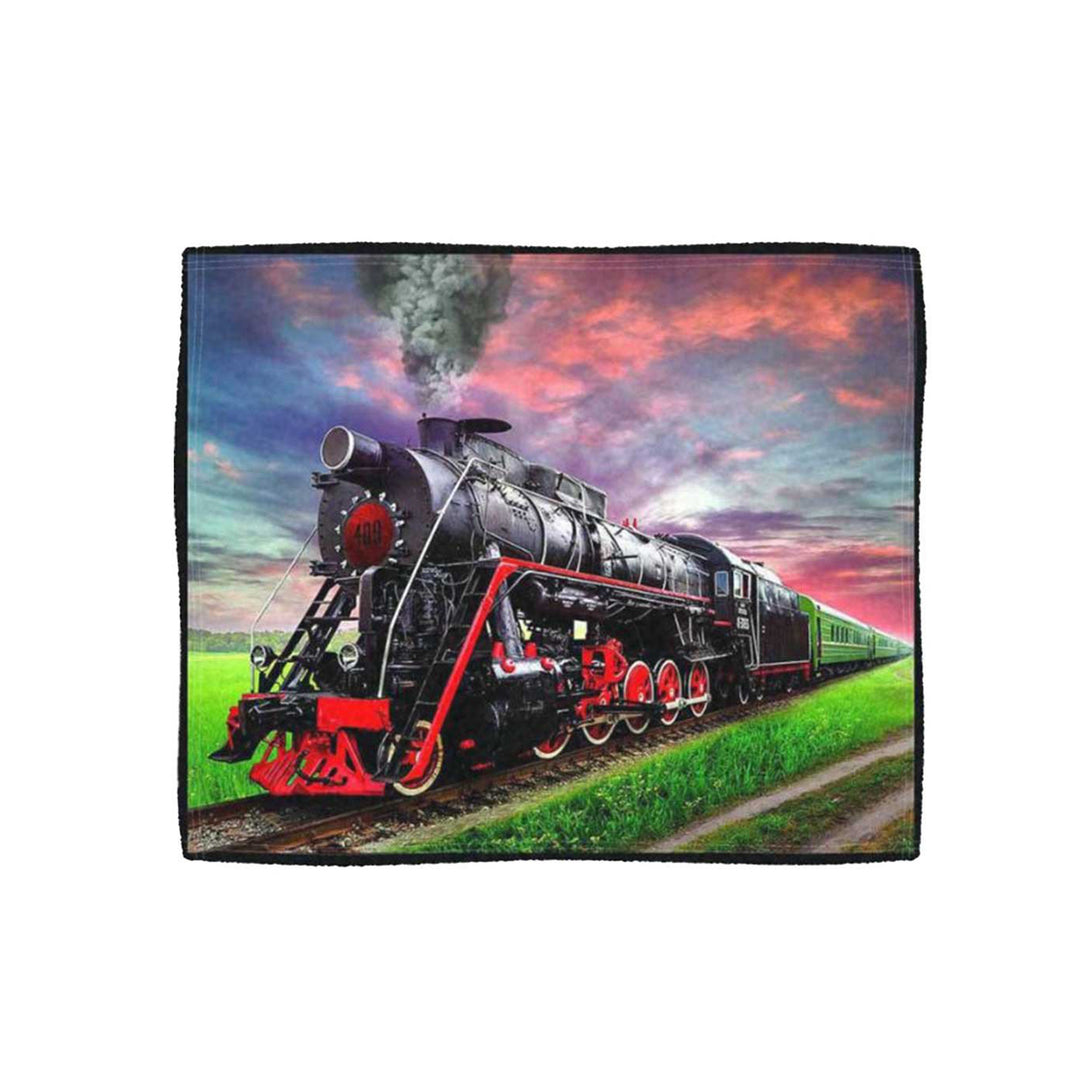 Train Locomotive Fleece Blanket