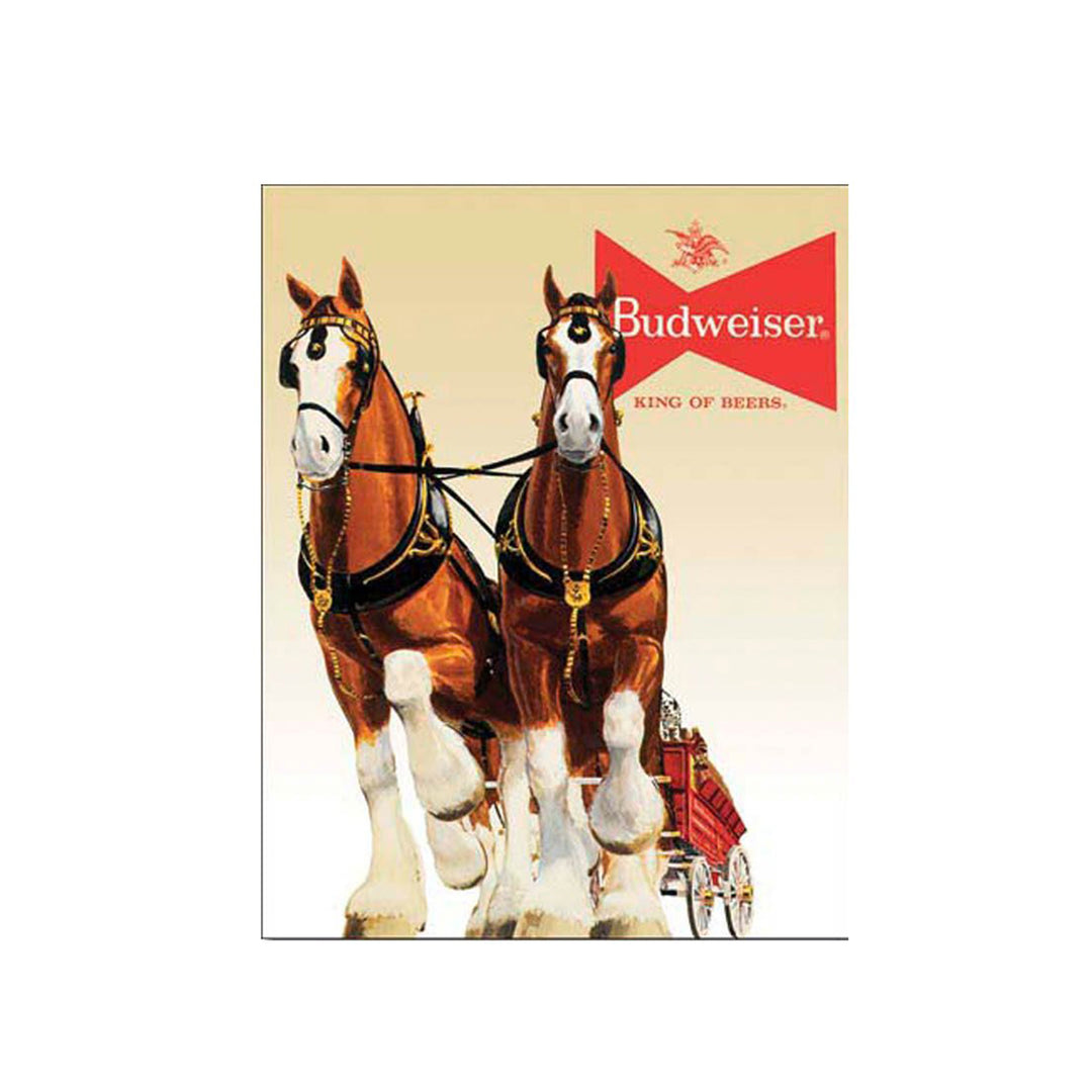 Budweiser Clydesdales Tin Sign