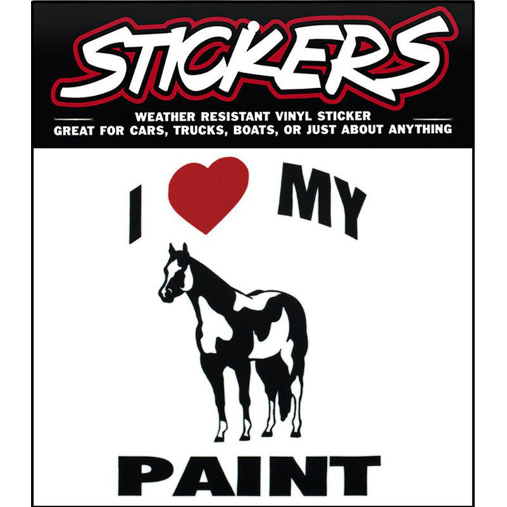 I Love My Paint Sticker