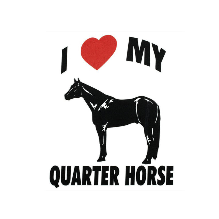 I Love My Quarter Sticker