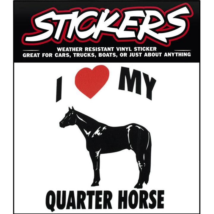 I Love My Quarter Sticker